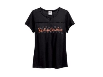 Harley-Davidson® Damen Shirt MESH PANEL