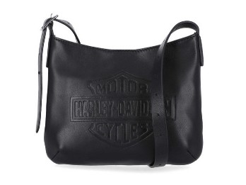 Harley-Davidson Damen Bar & Shield Logo Leder Crossbody Tasche