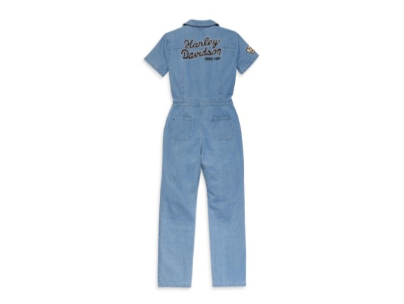 96288-23VW Industrial Stretch Denim Overall für Damen