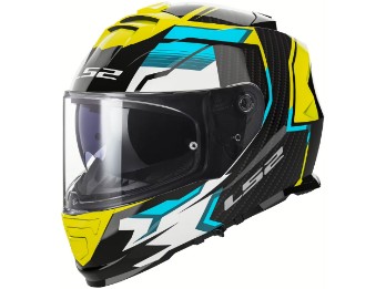 HELM LS2 STORM II FF800 TRACKER SW/ GE GR. M