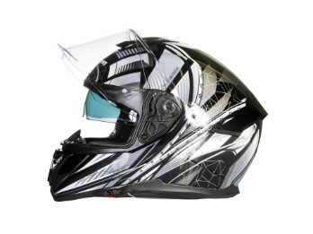 FullFace M-969 Zodiac deco r black grey XL