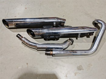 AUSPUFF ANLAGE KOMPLETT HONDA VTX 1300