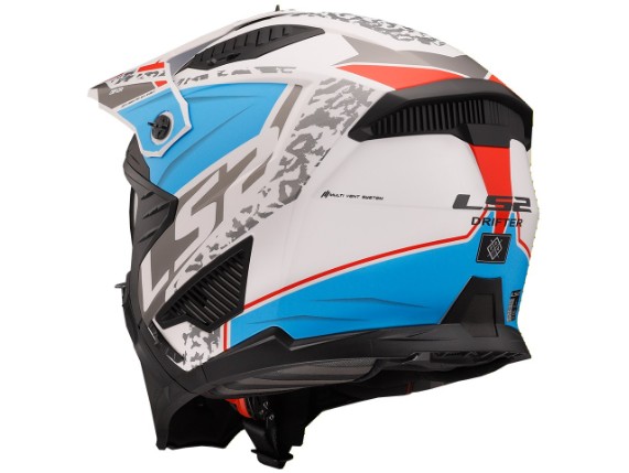 05123696, HELM LS2 DRIFTER DEVOR WEISS/BLAU M