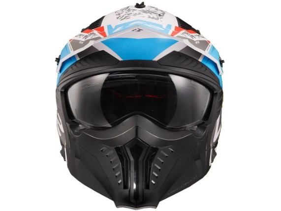 05123696, HELM LS2 DRIFTER DEVOR WEISS/BLAU M