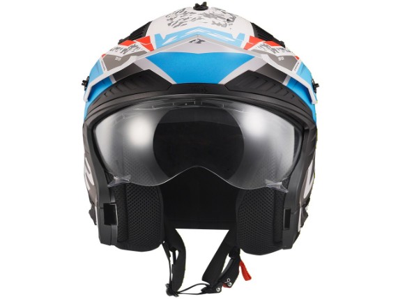 05123696, HELM LS2 DRIFTER DEVOR WEISS/BLAU M