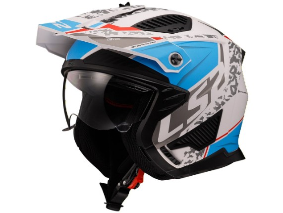 05123696, HELM LS2 DRIFTER DEVOR WEISS/BLAU M
