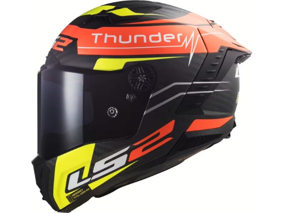 05123915, HELM LS2 THUNDER BLACK ATTACK SW/RD