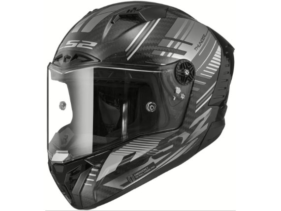 05123927, HELM LS2 THUNDER VOLT SW/SI GR