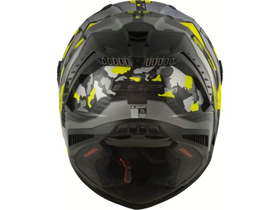 05124078, HELM LS2 THUNDER SPACE GELB/GRAU MA