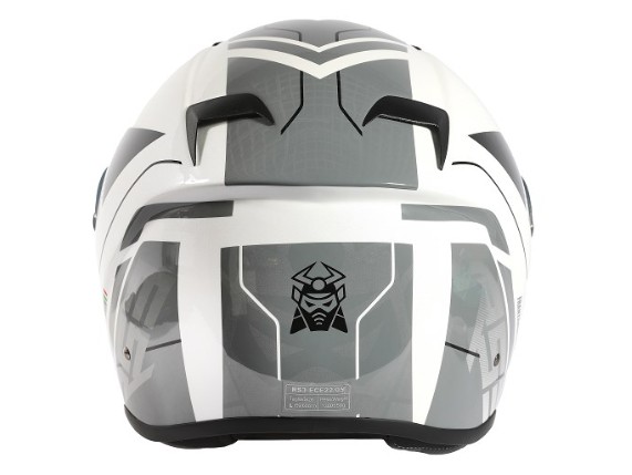 8500 1103 6400, Marushin FullFace RS3, Techno white/
