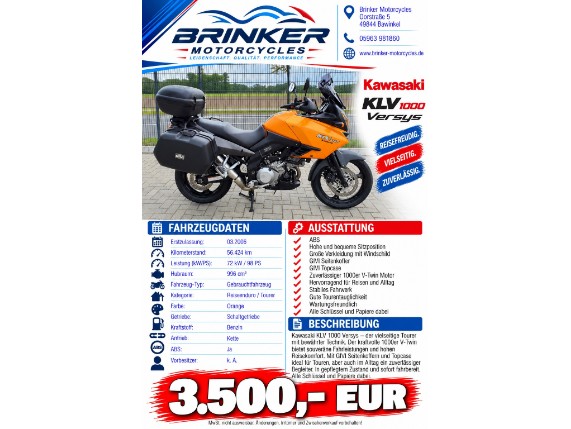 KAWASAKI KLV 1000 VERSYS, 0001689