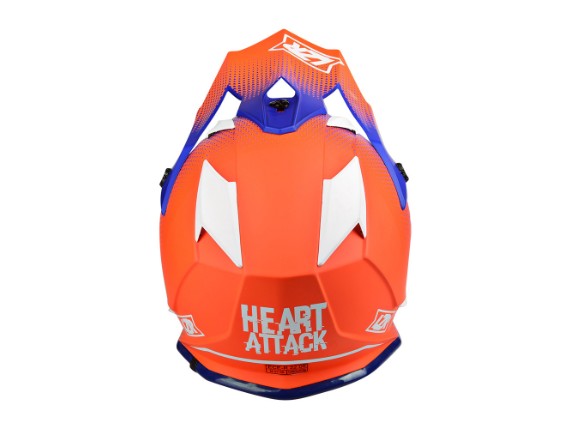 MZE600080 730L, OR1 Heart Attack (Orange - Blue - W