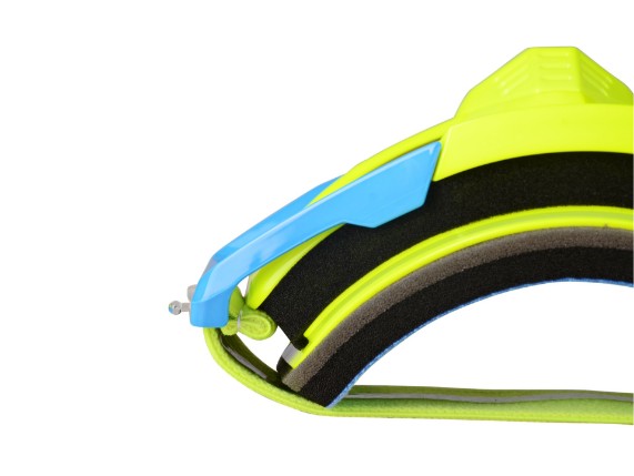 PLZ020025 2B0U, Goggle - Race Style Mirror (Yellow