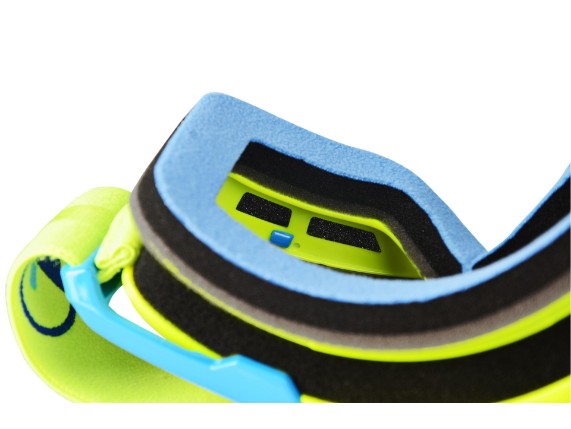 PLZ020025 2B0U, Goggle - Race Style Mirror (Yellow