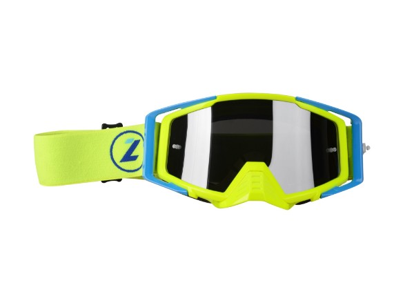 PLZ020025 2B0U, Goggle - Race Style Mirror (Yellow