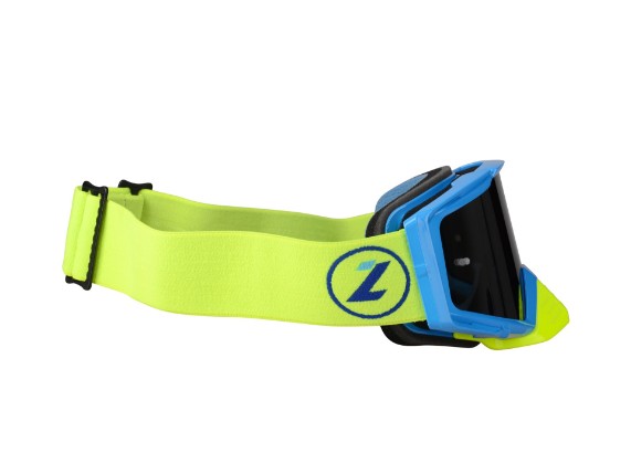 PLZ020025 320U, Goggle - Race Style Mirror (Blue -