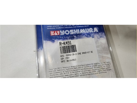 R-K491K, CASE SAVER KIT BLACK GSXR1000 09-13