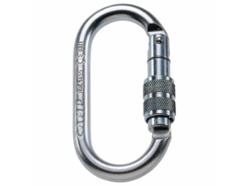 Karabiner Oval Pro Lock Stahl
