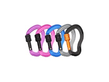 Karabiner mit Schraubverschluss "Ohr"