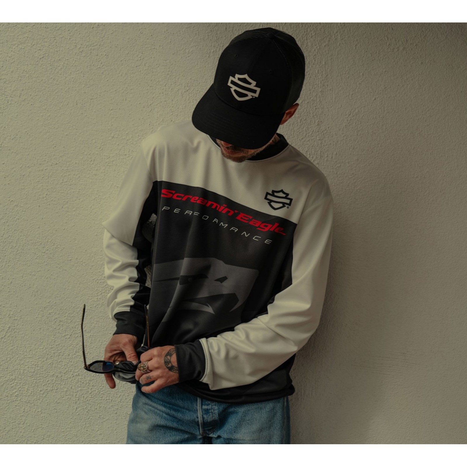T-shirt Essential à manches longues raglan | FR