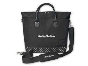 90832 Overngith Tote w/Studs - Moonshadow