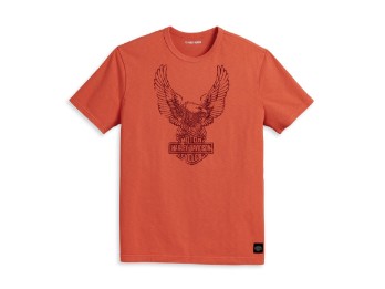 96057-23VM Road Captain T-Shirt - Vintage Orange