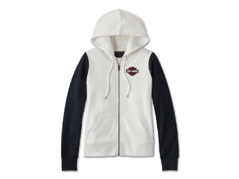96242-24VW HOODIE-KNIT,OFF WHITE COLORBLO