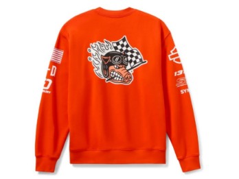 96372-26VX Factory Racing Crewneck Sweater – orange