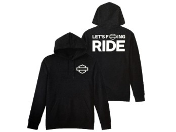 96658-25VM Sweat à capuche à manches longues pour homme Let's F*ing Ride Essential