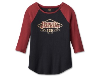 96682-23VW 120th Anniversary Speedbird Diamond Knit Top