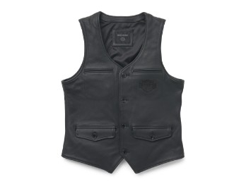 97018-22VM Jackson Leather Vest