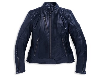 97170-23EW Queen II Asphalt Leather Jacket
