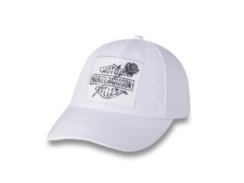 97759-24VW_Illuminate Bar & Shield Ponytail Cap - Bright White