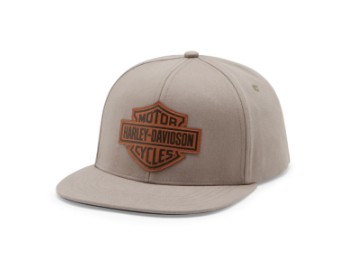 97769-25VM Casquette ajustable Leather Bar & Shield Switchback