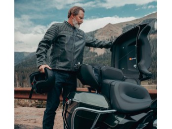 98001-26VM Veste en cuir pour homme H-D Passing Link III