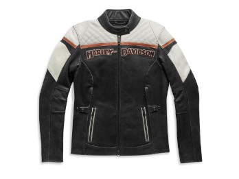 98008-21EW Triple Vent Miss Enthusiast II Leather Jacket