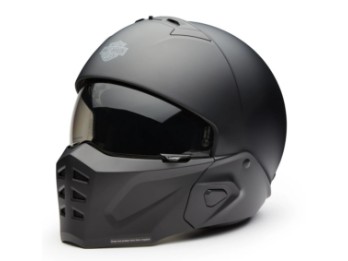 98118-25EX Harley-Davidson Casque Ultra X16 2-en-1 noir mat