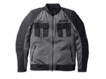98131-22EM Zephyr Mesh Jacket mit Zip-out Liner - Granite Grey