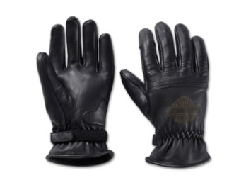 98132-23VM Helm Leder-Handschuhe für Herren – Schwarz