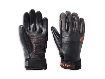 98195-22EW GLOVES-NEWHALL, LEATHER, BLACK