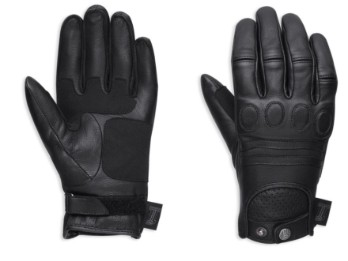 98375-17EW #1 Skull Leather Gloves