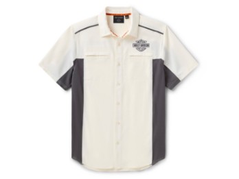 99098-26VM TECH Bar & Shield Vented Shirt für Herren
