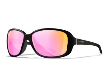 ACAFN10 WX AFFINITY CAPTIVATE™ Polarized Rose Gold Mirror Lenses Gloss Black Frame