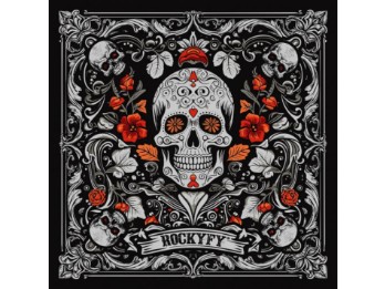 BACS001 Skull Muerte Bandana Tuch Bikertuch Stirnband
