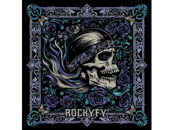 BACS007 Fancy Skull Bandana Tuch Bikertuch Stirnband