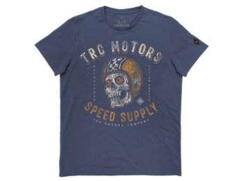 C30134105 T-Shirt Skull B blau