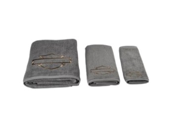 HDL-19514 Lot de serviettes Open Bar & Shield gris