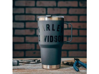 HDX-98656 Mug de voyage noir mat