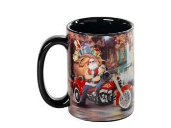 HDX-98689 Biker Santa Tasse 2025