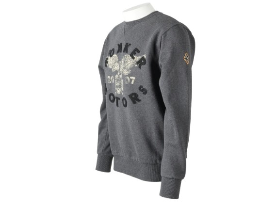 520316 Rokker Sweater TRC grau s